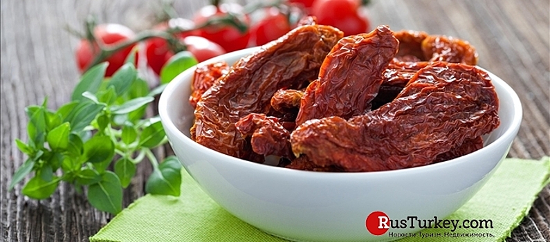 Вяленые томаты турецкого производства поставляются в 106 стран мира