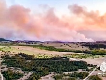 В районе Ростовской области ввели режим повышенной готовности из-за пожара