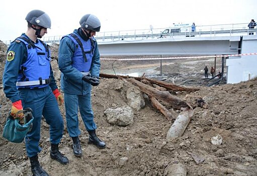 В Крымском районе обнаружили и обезвредили авиабомбу времен войны