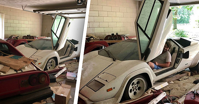 Случайная находка: мужчина обнаружил Lamborghini в гараже своей бабушки