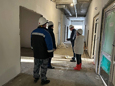 В Ижевске в новом корпусе тубдиспансера возобновили строительные работы