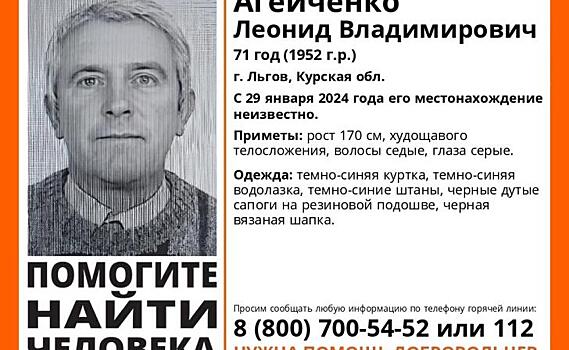 В Курске ищут пропавшего месяц назад 71-летнего мужчину