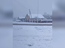 Снегопад прошел в нескольких российских регионах
