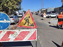 В Оренбурге ремонтируют улицу Кавказскую
