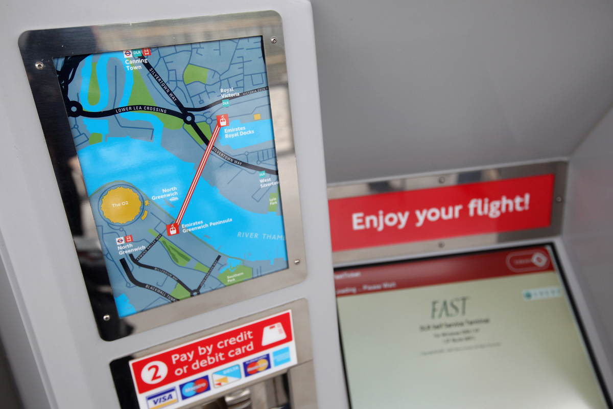 Канатная дорога Emirates Air Line, Лондон, Великобритания, Европа