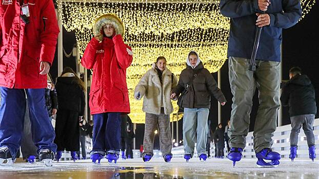 Москвичей приглашают на бесплатный каток на Воробьевых горах