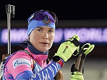 Воронина победила в спринте на этапе Кубка России по биатлону