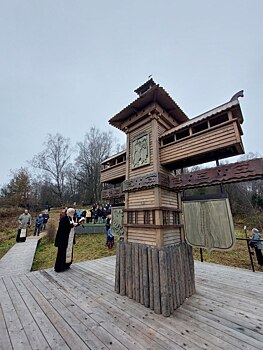 В Калужской области освятили памятный знак Тарусскому городищу
