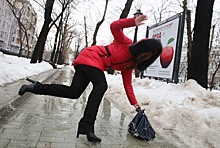 В Москве ночью ожидаются ветер, мокрый снег и гололед