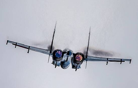 Су-27 перехватил истребитель ВВС Германии
