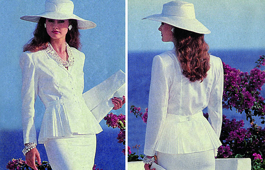 Юбилейный проект Burda. Юбочный костюм из журнала Burda 2/1987