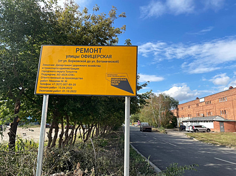 В Тольятти досрочно завершили ремонт 9 участков дорог