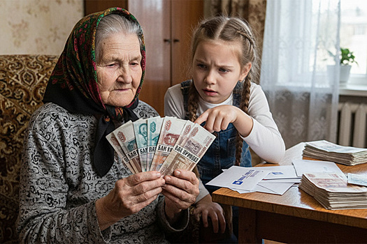 В Новосибирске бабушке выдали пенсию купюрами «Банка приколов»