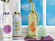 Как сделать вазу из бутылки своими руками