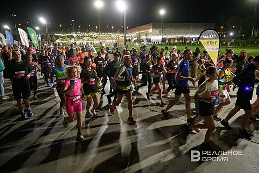 В столице Татарстана в центре города ограничат движение на время забега "Ночная Казань"