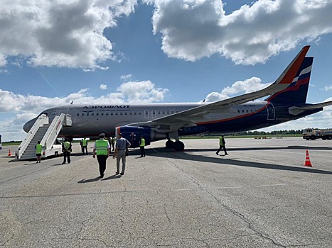 Первый рейс «Airbus A320» прилетел в Ижевск