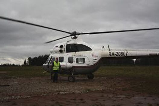 На Севере Красноярского края аварийно сел вертолёт МИ-2