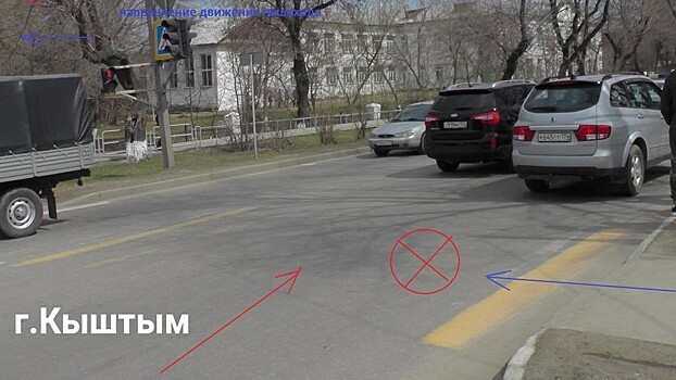 В Кыштыме иномарка сбила подростка на пешеходном переходе