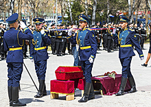 Останки погибшего в 1944 году летчика торжественно перезахоронили в Приморье