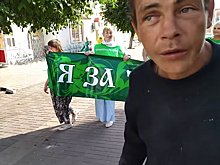 Видео: алкоголик испортил флешмоб трезвенников