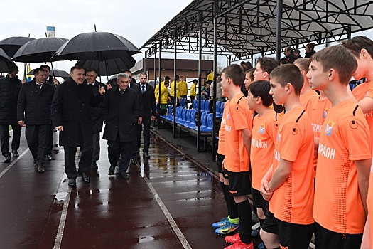 В ауле в Адыгее в кубке "Дружбы" по футболу сыграли юношеские команды РА и Кубани