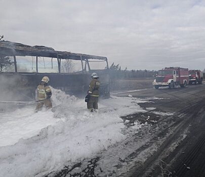 Два автобуса сгорели за утро