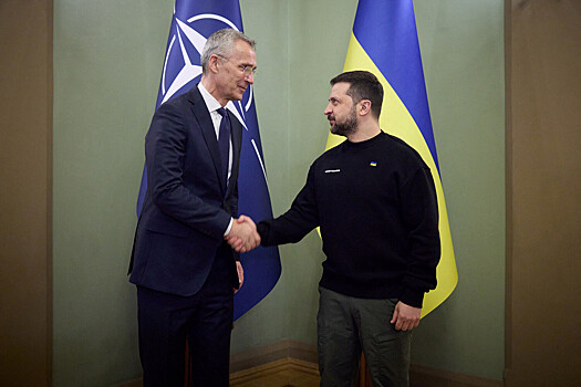 Зеленский встретился с генсеком НАТО в Давосе