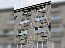 В Благовещенске частично обрушилась стена в многоквартирном доме