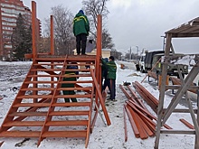 В Пензе установят несколько деревянных горок