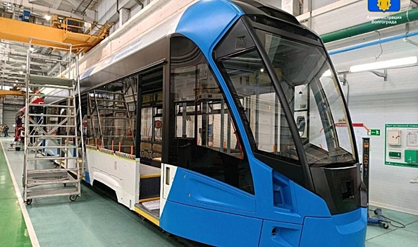 Для Волгограда собрали кузов первого трамвая «Львенок»