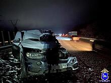 Водитель BMW погиб при столкновении с двумя фурами под Тольятти