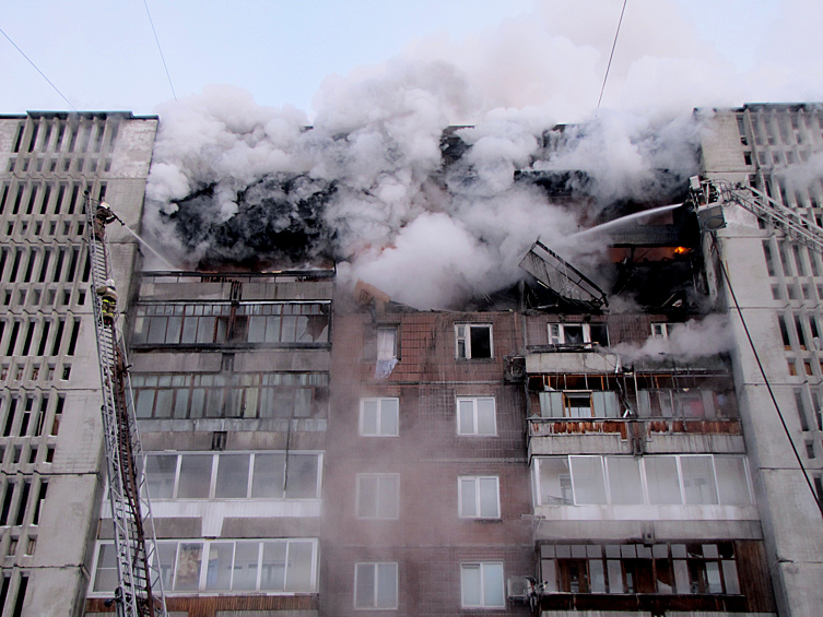 Взрыв бытового газа в жилом доме в Томске 