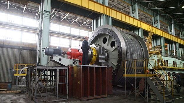 Уралмашзавод произвел для Гайского ГОКа первую в России шахтную подъемную машину