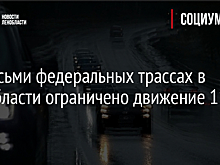 На восьми федеральных трассах в Ленобласти ограничено движение 11 июня
