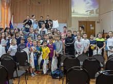 В гостях у школы № 463 побывали черно-белые
