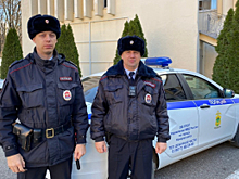 В Новороссийске полицейские первыми пришли на помощь при пожаре
