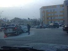 В машину главы администрации Ульяновска въехал BMW