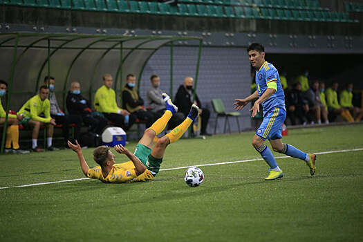 Исламхан – лучший игрок матча Лиги наций Литва – Казахстан