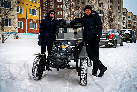 Российские школьники построили автомобиль за 30 000 рублей