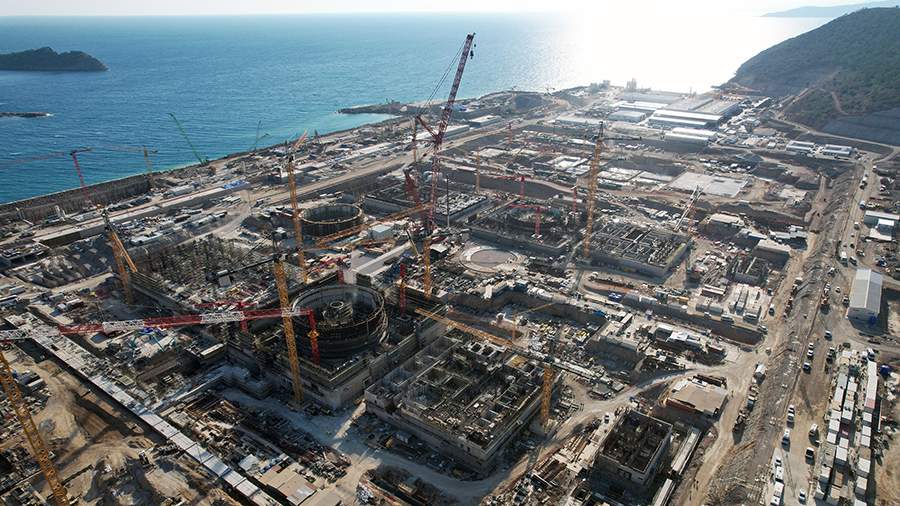 Турция намерена в 2024 году ввести в строй первый реактор АЭС «Аккую»