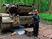 В ВСУ используют музейный экспонат - опытный танк Объект-476 "Кедр"