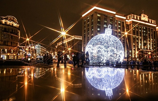 Праздничную подсветку в Москве включат 1 ноября
