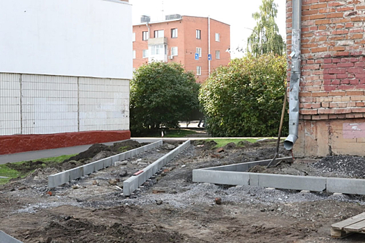 Двор в одном из районов Кемерова подвергся ремонту