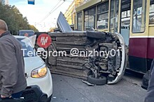 Движение трамваев восстановлено на улице Белинского после ДТП