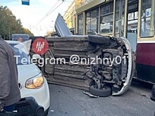 Движение трамваев восстановлено на улице Белинского после ДТП