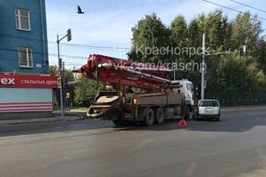 Нелепое ДТП зафиксировано утром в Красноярске