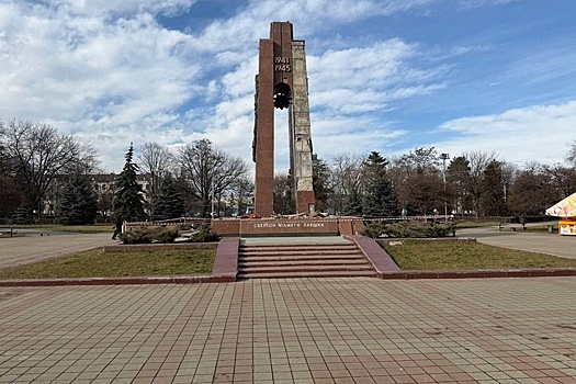 В Нальчике частично обрушился памятник воинам Великой Отечественной войны