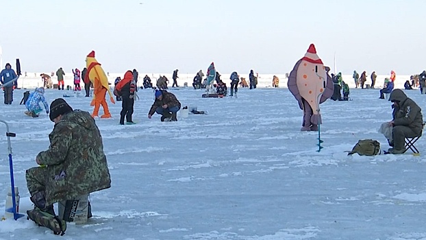 Фестиваль по подледному лову рыбы «Народная рыбалка» прошел в Приморье