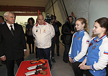 В городе Пушкино Ленинградской области после реконструкции открылся стрелковый тир ДОСААФ