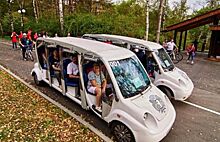 В Дербенте начались испытания туристических электромобилей